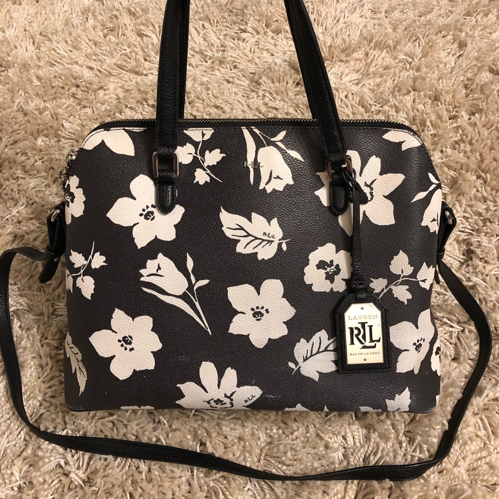 {Lauren Ralph Lauren} Amberly Dome Satchel